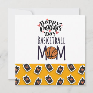 Basketball Mother's Day to mum   Card