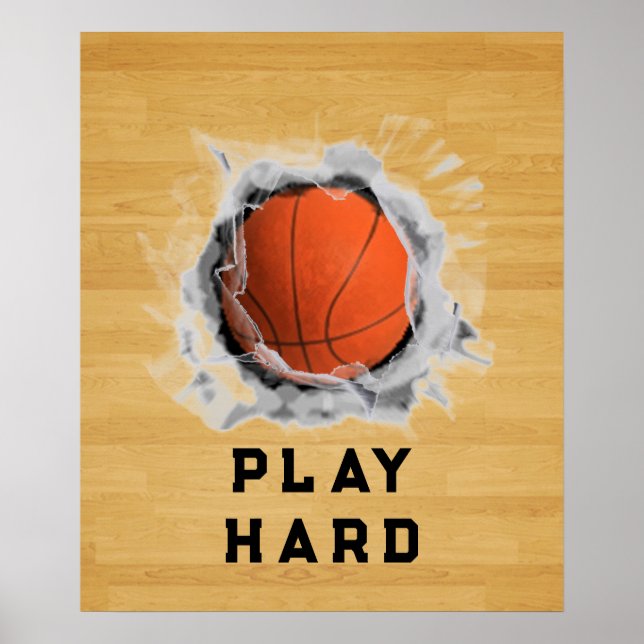 Basketball Motivational Poster (Front)