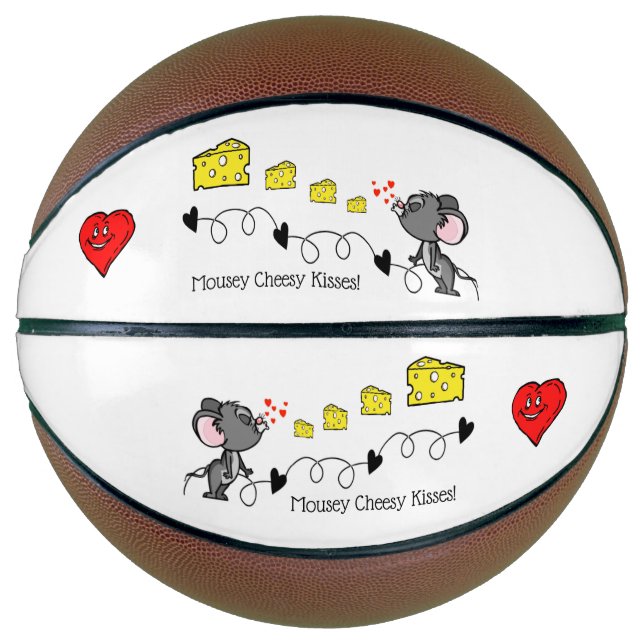 Basketball Mousey Cheesy Kisses  (Front)