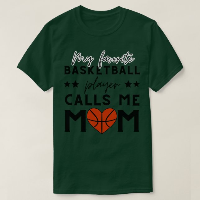 Basketball Mum 16 T-Shirt (Design Front)