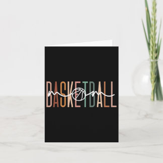 Basketball Mum Basketball Mama Cute Mum Life Baske Card
