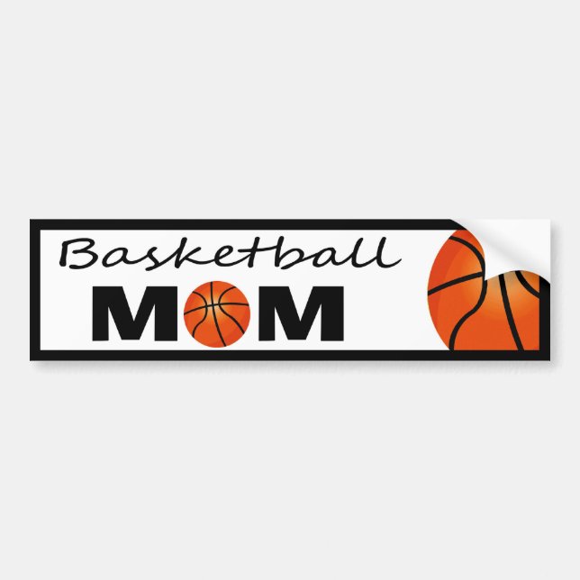Basketball Mum Bumper Sticker (Front)