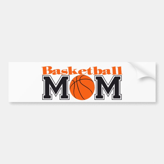 Basketball Mum Bumper Sticker (Front)