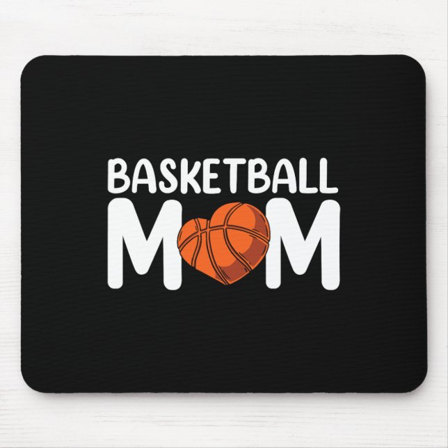 Basketball Mum Coach Player Match Team Mother Momm Mouse Mat (Front)