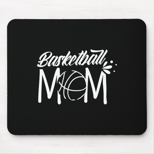 Basketball Mum Coach Team Player Match Mother Momm Mouse Mat (Front)