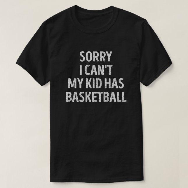 Basketball Mum Dad Funny Basketball Parent T-Shirt (Design Front)