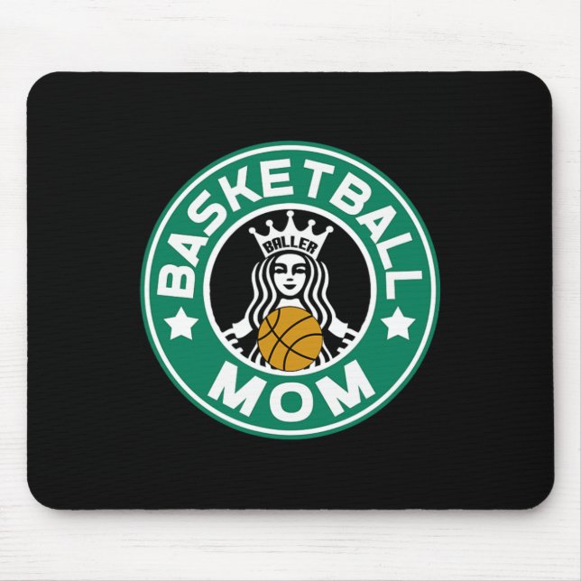Basketball Mum for Women Mother of Player Women's  Mouse Mat (Front)
