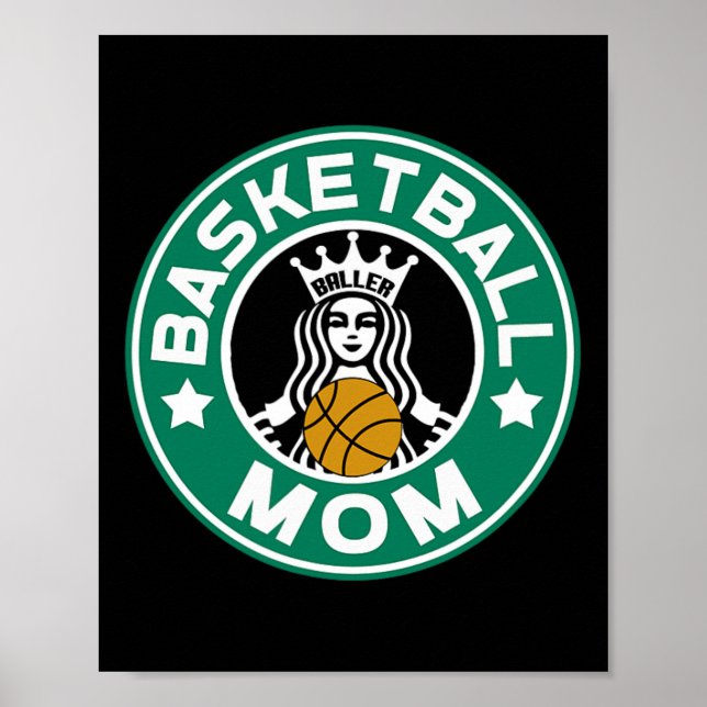 Basketball Mum for Women Mother of Player Women's  Poster (Front)