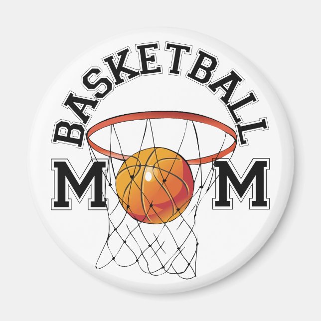Basketball Mum Magnet (Front)