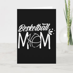 Basketball Mum Match Coach Team Player Mother Momm Card