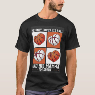 Basketball Mum Mothers Day Motherhood Basketball T-Shirt