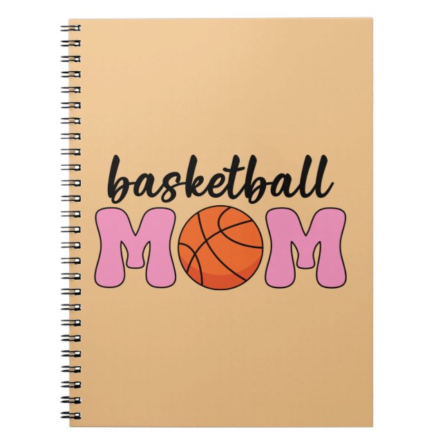 Basketball Mum Mothers Day Notebook (Front)