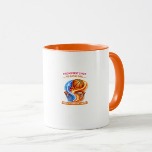 Basketball Mum Mug – She’s Behind Every Shot Mum’s