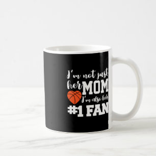 Basketball Mum Number One Fan Basketball Mothers J Coffee Mug