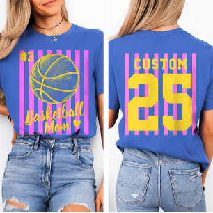 Basketball Mum Personalised Game Day T-Shirt