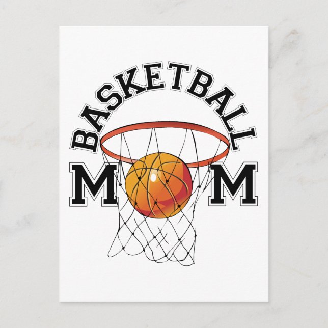 Basketball Mum Postcard (Front)