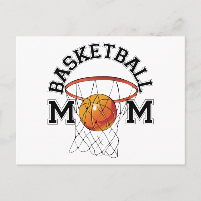 Basketball Mum Postcard (Front)