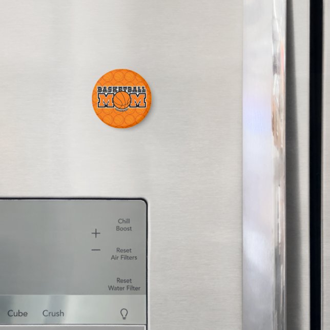 Basketball Mum Screwball Graphics Magnet (In Situ (Fridge))