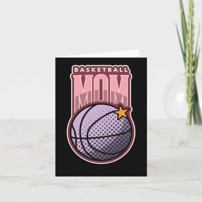 Basketball Mum - Sport Active  Card (Front)