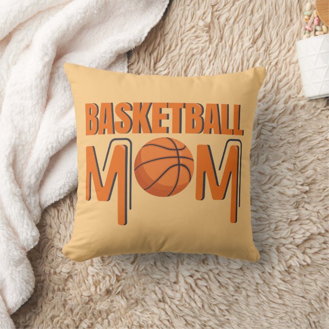 Basketball Mum Sports Fan Team Player Cushion (Blanket)