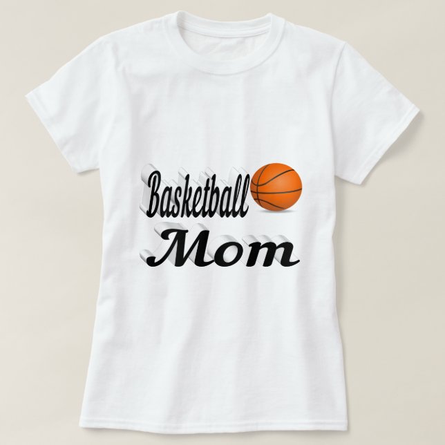 Basketball Mum T-Shirt (Design Front)