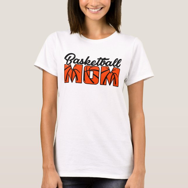 Basketball Mum T-Shirt (Front)