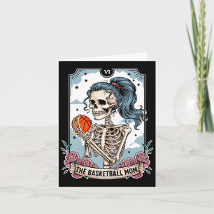 Basketball mum tarot card skeleton basketball