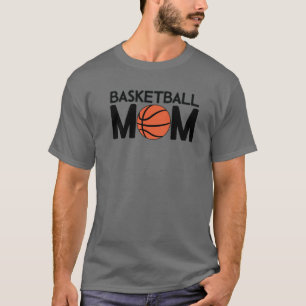 Basketball Mum Team Funny Mothers Day Game Coach F T-Shirt