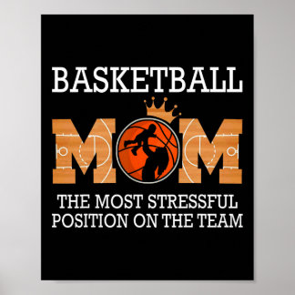 Basketball mum the most stressful position on the  poster