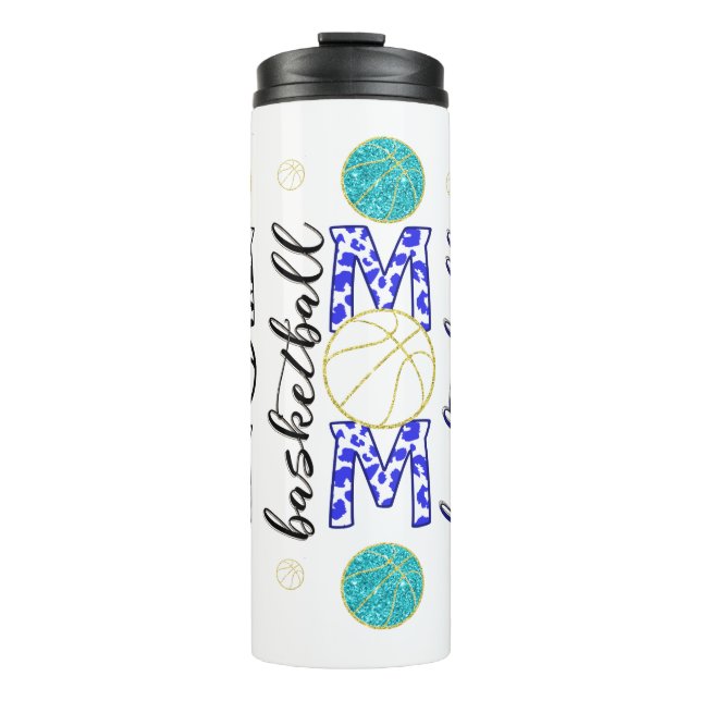 Basketball Mum Thermal Tumbler (Front)