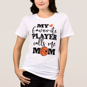 Basketball Mum Tri-Blend Shirt