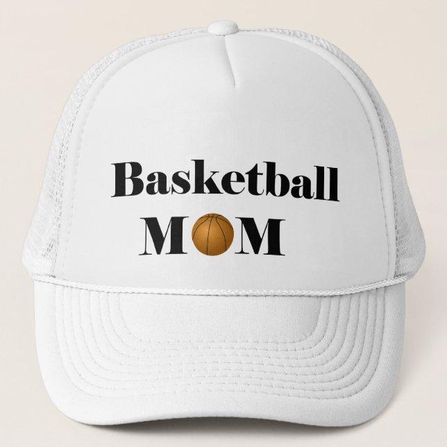 basketball mum trucker hat (Front)