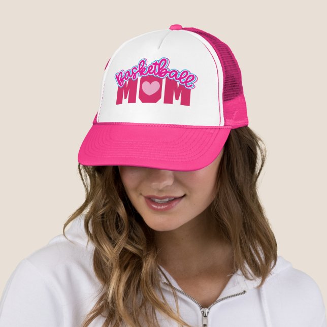 Basketball Mum Trucker Hat (In Situ)