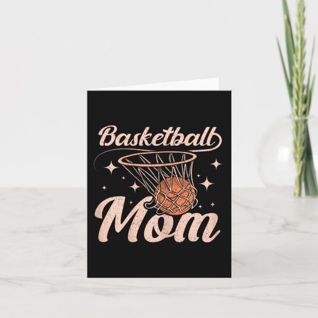 Basketball Mummy Mother Mum  Card (Front)