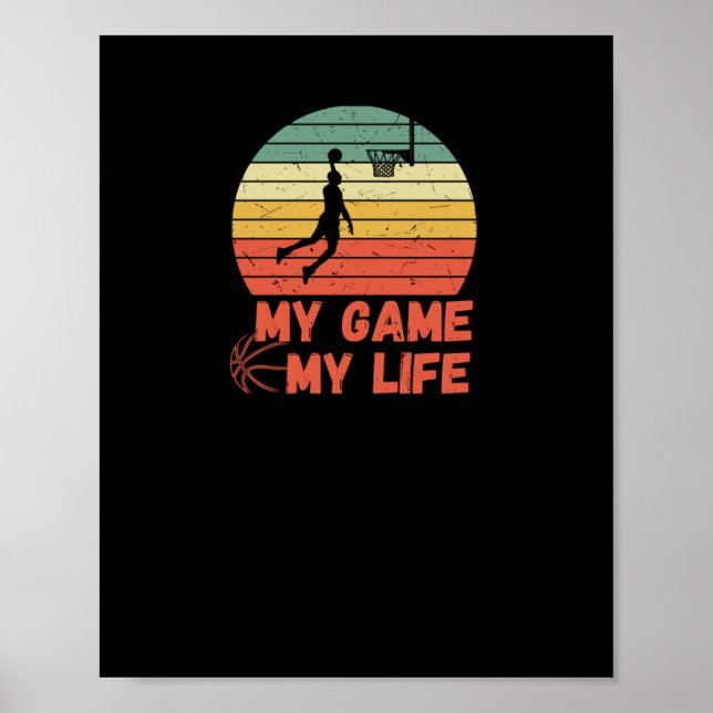 Basketball My Game My Life  Poster (Front)