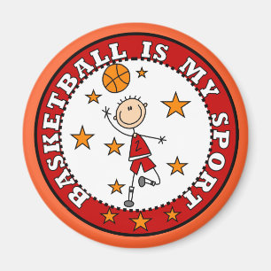 Basketball My Sport Tshirts and Gifts Magnet