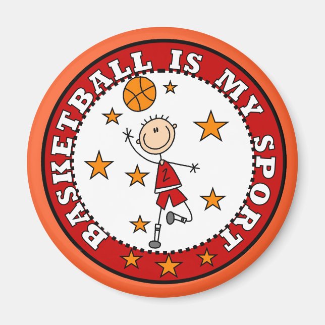 Basketball My Sport Tshirts and Gifts Magnet (Front)