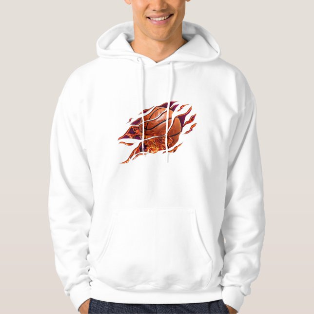 basketball never stop  hoodie (Front)