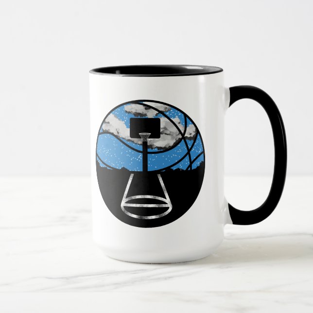 Basketball Night Sky Mug (Right)
