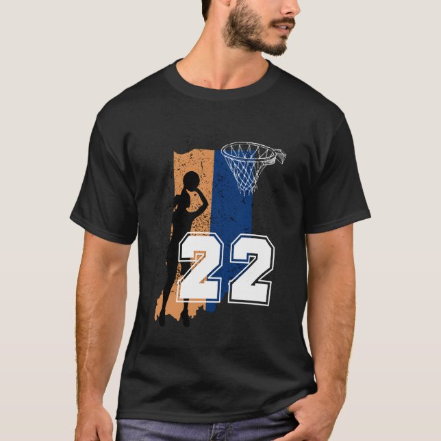 Basketball No 22 Women Basketball Jersey T-Shirt (Front)