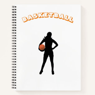 Basketball Notebook with Name & Jersey #