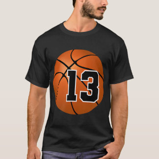 Basketball Number 13 T-Shirt