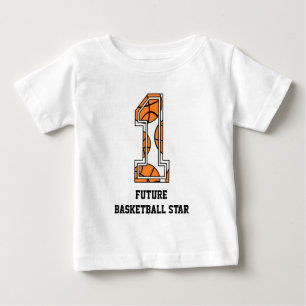 Basketball Number 1 Future Basketball Star Baby T-Shirt
