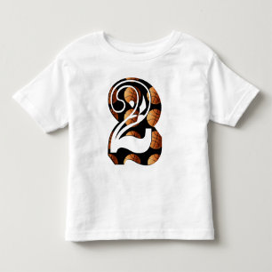 Basketball Number Two,  Picture Logo, Toddler T-Shirt