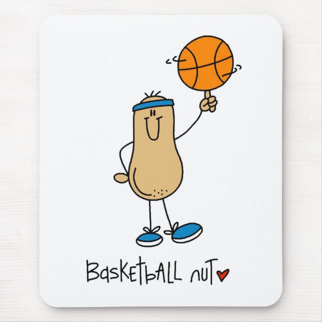 Basketball Nut Mouse Mat (Front)