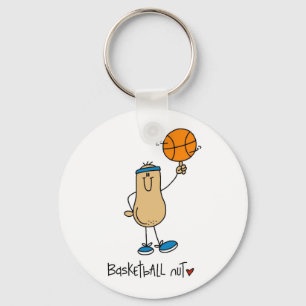Basketball Nut T-shirts and Gifts Key Ring