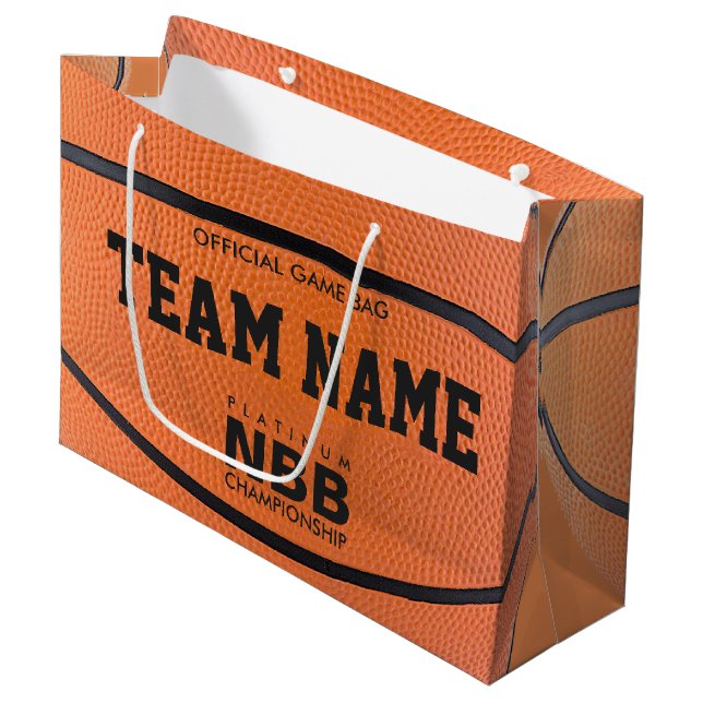 BASKETBALL OFFICIAL GAME GIFT BAG (Front Angled)