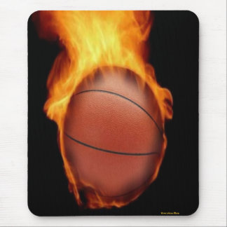 Basketball On Fire Mousepad