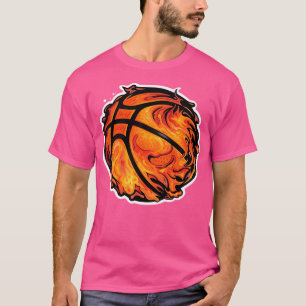 Basketball On Fire T-Shirt