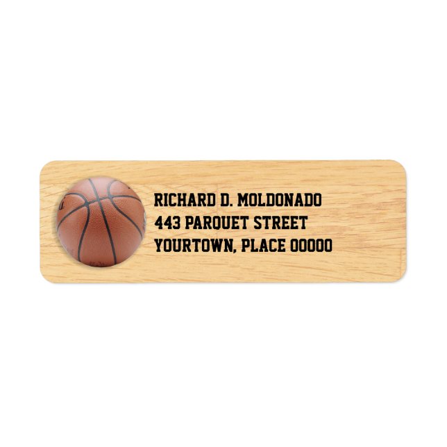 Basketball on the Floor (Front)